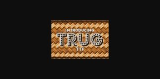 Trug Font Poster 1