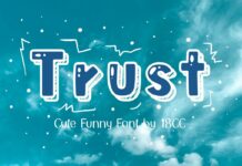 Trust Font Poster 1