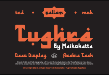 Tughra Font Poster 1