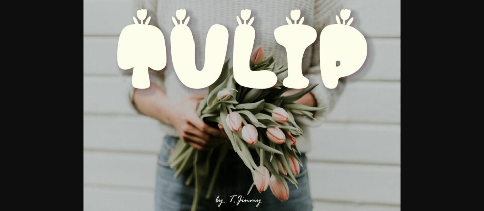 Tulip Font Poster 3