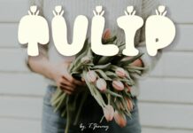 Tulip Font Poster 1