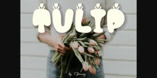 Tulip Font Poster 1