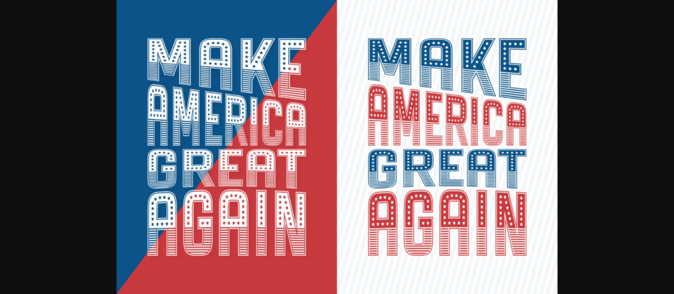 Usa Cheer Font Poster 4