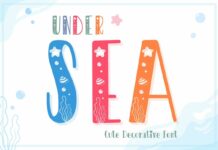 Under Sea Font Poster 1