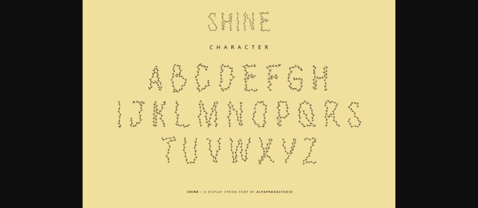 Shine Font Poster 11