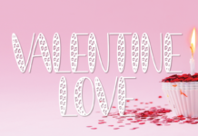 Valentine Love Font Poster 1