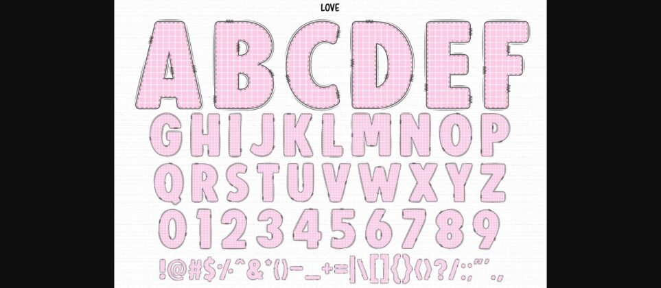 Valentine Font Poster 6