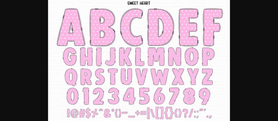 Valentine Font Poster 7