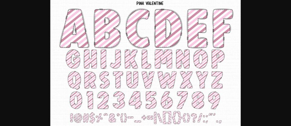 Valentine Font Poster 9