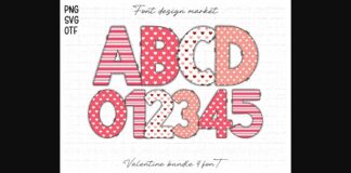 Valentine Font Poster 1