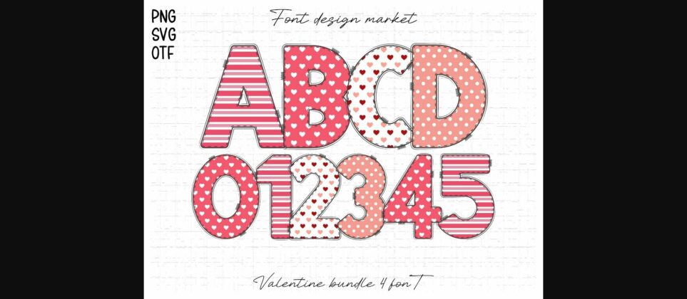 Valentine Font Poster 1