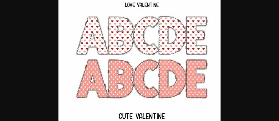 Valentine Font Poster 6