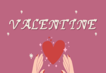 Valentine Font Poster 1