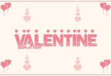 Valentine Font Poster 1