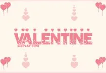 Valentine Font Valentine Font Poster 1