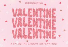 Valentine Font Poster 1