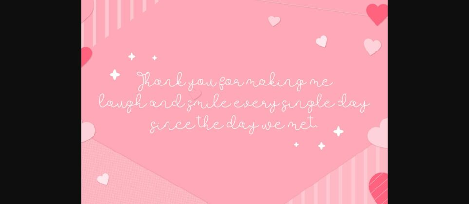 Valentine Font Poster 8