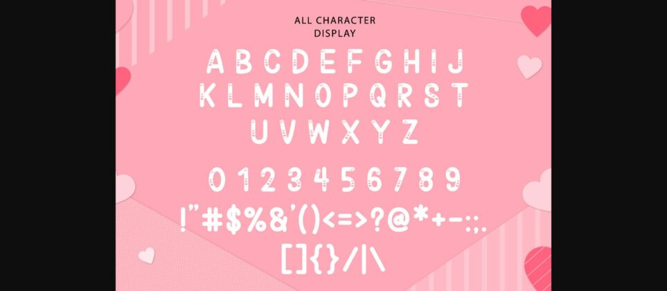 Valentine Font Poster 11