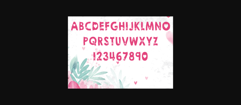 Valentine Love Font Poster 4