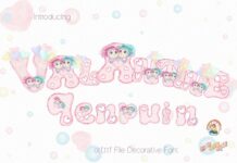 Valentine Penquin Font Poster 1