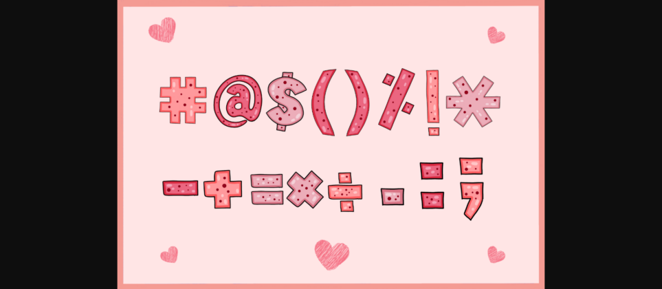 Valentines Cute Font Poster 6