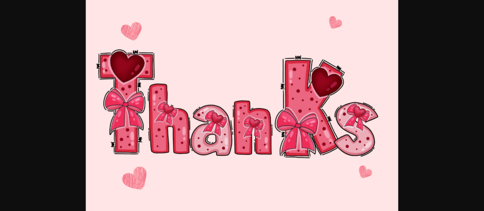 Valentines Cute Font Poster 10