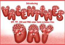 Valentines Day Font Valentines Day Font Poster 1