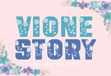 Vione Story Font Poster 1