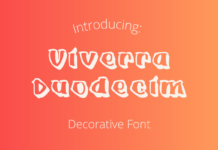 Viverra Duodecim Font Poster 1