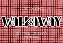 Walkaway Font Poster 1