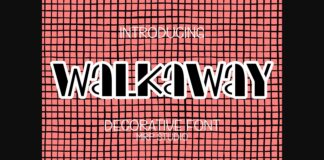 Walkaway Font Poster 1