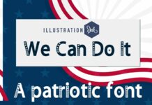 We Can Do It Font Poster 1