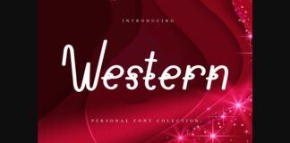 Western Font Poster 1