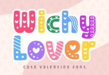 Wichy Lover Font Poster 1