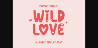 Wild Love Font Poster 1