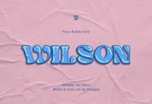 Wilson Font Poster 1