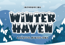 Winter Haven Font Poster 1