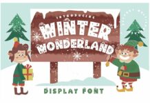 Winter Wonderland Font Poster 1