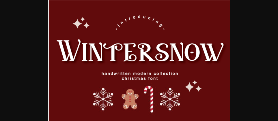 Wintersnow Font Poster 3