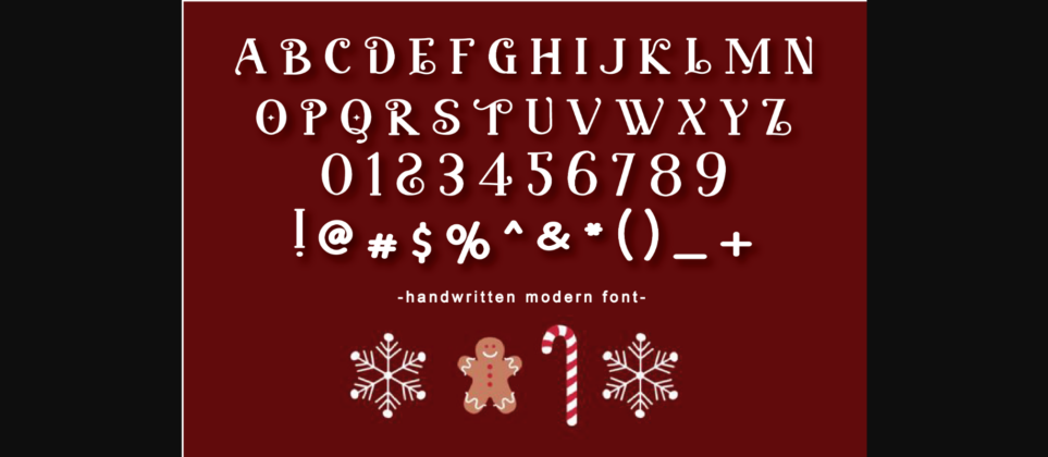 Wintersnow Font Poster 7