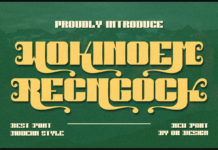 Wokinoem Recngock Font Poster 1