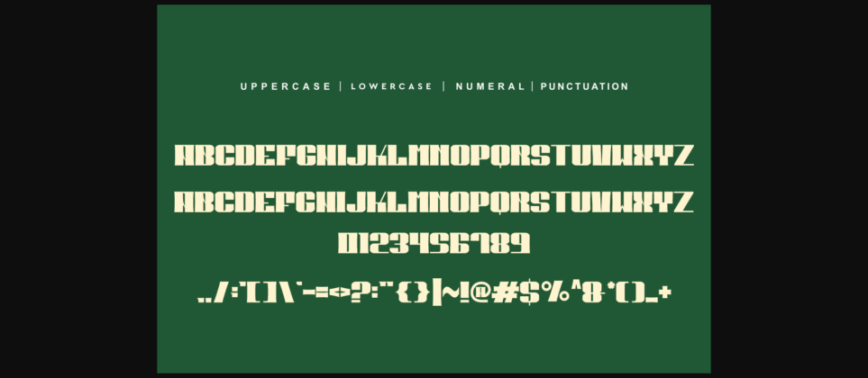 Wokinoem Recngock Font Poster 9