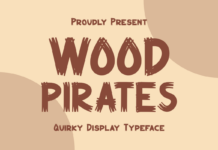 Wood Pirates Font Poster 1