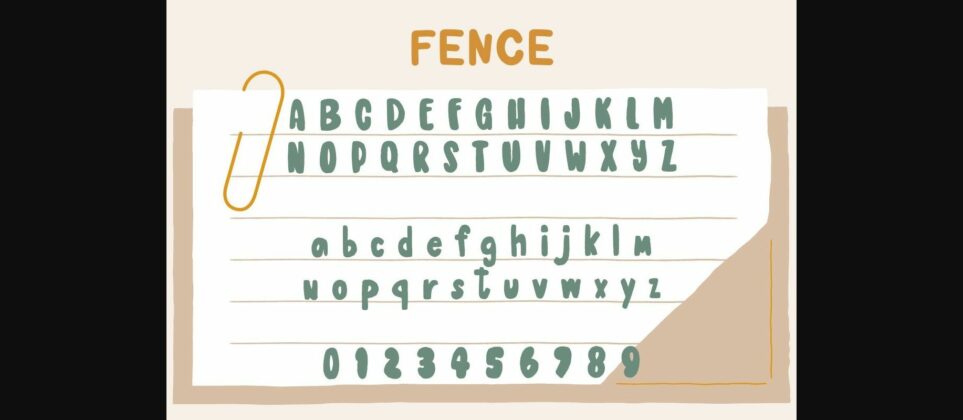 Wooden and Fence Font Poster 6
