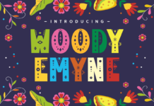 Woody Emyne Font Poster 1