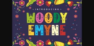 Woody Emyne Font Poster 1