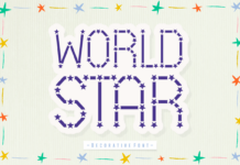 World Star Font Poster 1