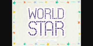 World Star Font Poster 1