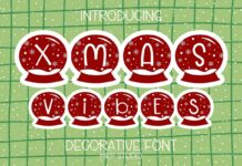 Xmas Vibes Font Poster 1