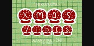 Xmas Vibes Font Poster 1